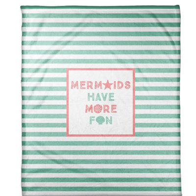  Jeté en molleton Altona Mermaids