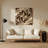 Geometric Abstraction 26 Beige Metal Wall Art
