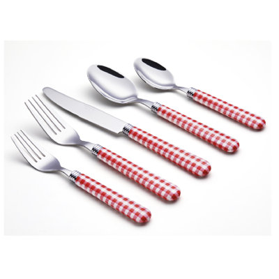 Gracie Oaks Ekber Stainless Steel Flatware Set - Service for 4