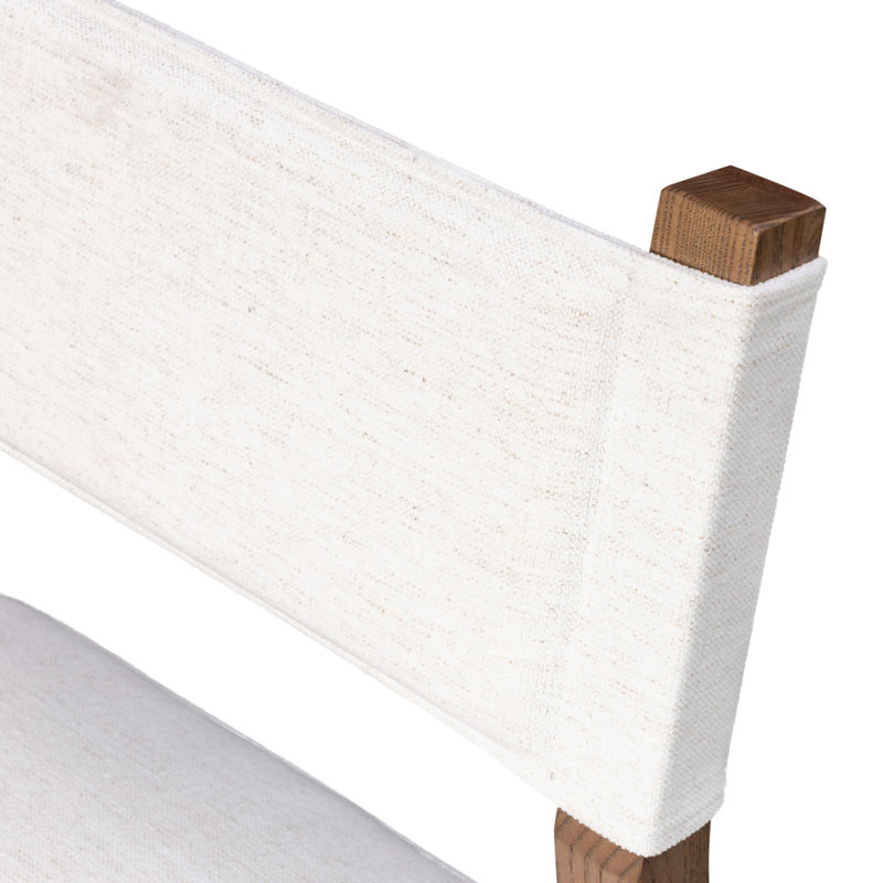 Ferris Stool, Counter Stool (25.98" Seat Height), Crypton Nomad Snow Polyester Blend, Amber Ash