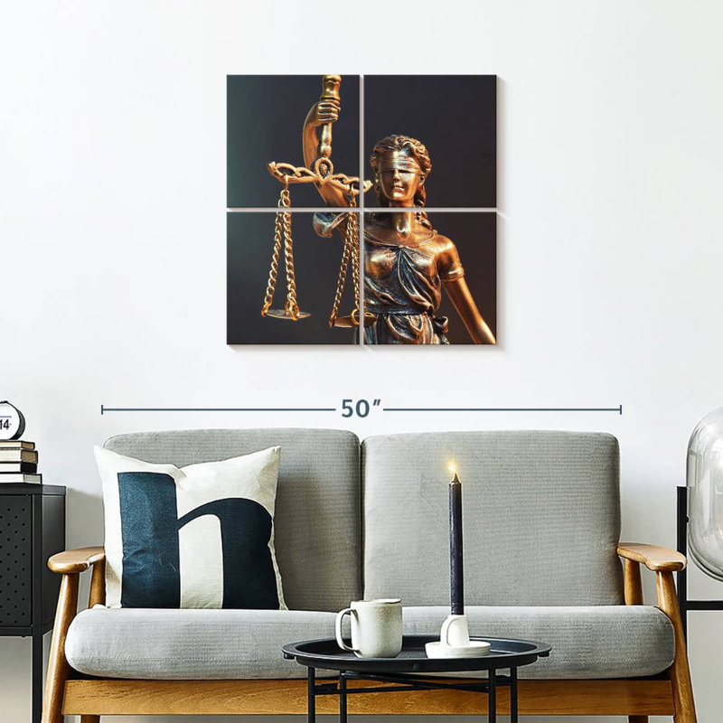 Alcaraz Lady Justice Statue, 26'' H x 26'' W