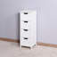 Armoire de rangement pour salle de bain, armoire autoportante avec tiroirs