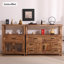 Buffet en bois massif café clair-2118126031