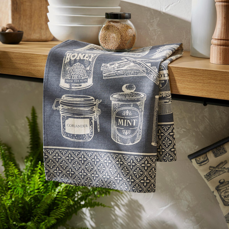 Herbs & Spices Tea Towel Kitchen Towel