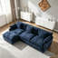 Canapé modulaire en forme de L 108 po en forme de nuage avec repose-pieds et siège profond en chenille 4 places 108 po-129424142