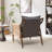 Radimir Upholstered Armchair With Solid Wood Arms-1464883263