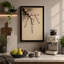 Moonlit Cherry Blossom Japandi - Wrapped Canvas-393477330-393477341