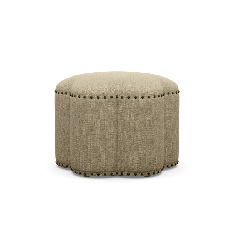 Kate 25" Ottoman, Sugar Shack 120503, Antique Brass