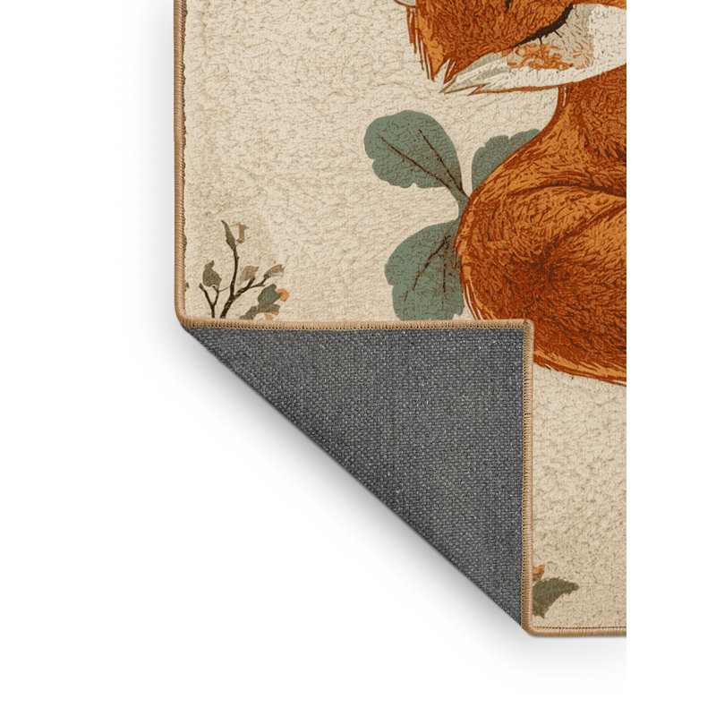 Soft Plush Findley St Patties Modern & Contemporary Abstract Area Rug in Beige – LightBrown Binding, 8x12