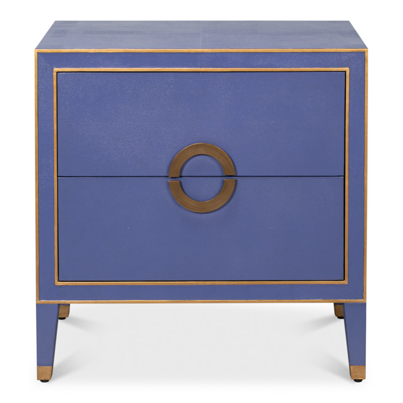 Gabriella 2 - Drawer Nightstand, Marlin Blue