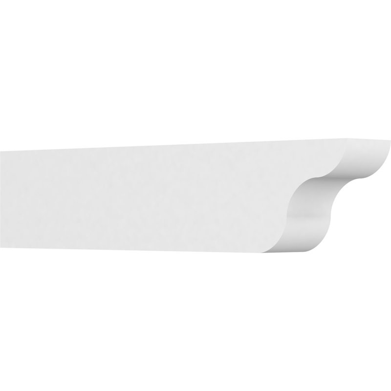 Queue de chevron standard en PVC de qualité architecturale Carmel, H 8 po x L 5 po x P 36 po