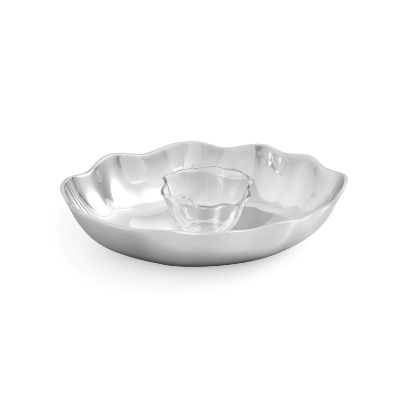 Portmeirion Sophie Conran CHIP & DIP serveur 14,75 alliage