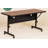 Kham Rectangle Height Adjustable Flip Top Training Table with Casters and Modesty Panel and Cable Management-1467927887-1467927926