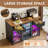 53.1" Coffee Bar Cabinet With Fridge Space