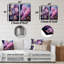 Serenity Lilac Magic - Lilacs, ensemble de 3 reproductions d'art en métal-255771432