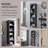 Ahart 76" Tall Arched Bathroom Storage Cabinet,5-Tier Narrow Arched Bathroom Cabinet with Adjustable Shelves,Featuring Storage & Open Shelves-414023378-418524314