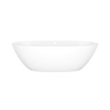 Terrassa 67" x 31-1/4" Freestanding Soaking Bathtub in Volcanic Limestone with Overflow Hole