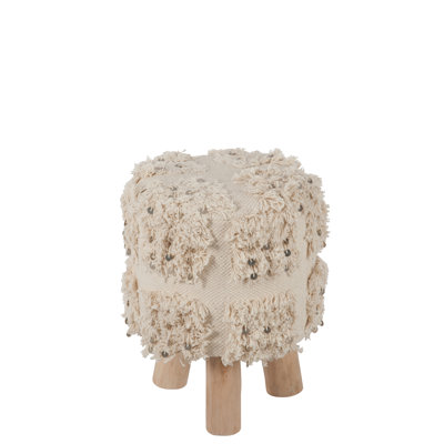 Ike Solid Wood Accent Stool