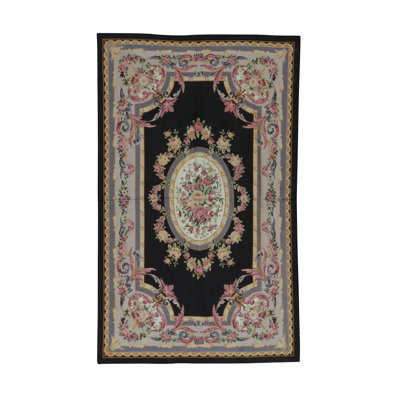 Wool Floral Area Rug