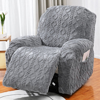 Jacquard woven chair cover, lounge chair cover, washable sofa cover, large lounge chair cover, wide lounge chair cover by Latitude Run