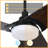 56'' Ceiling Fan with LED Lights-1999079913