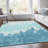 Premium Machine Washable Prisco Teal Rug-2141114441