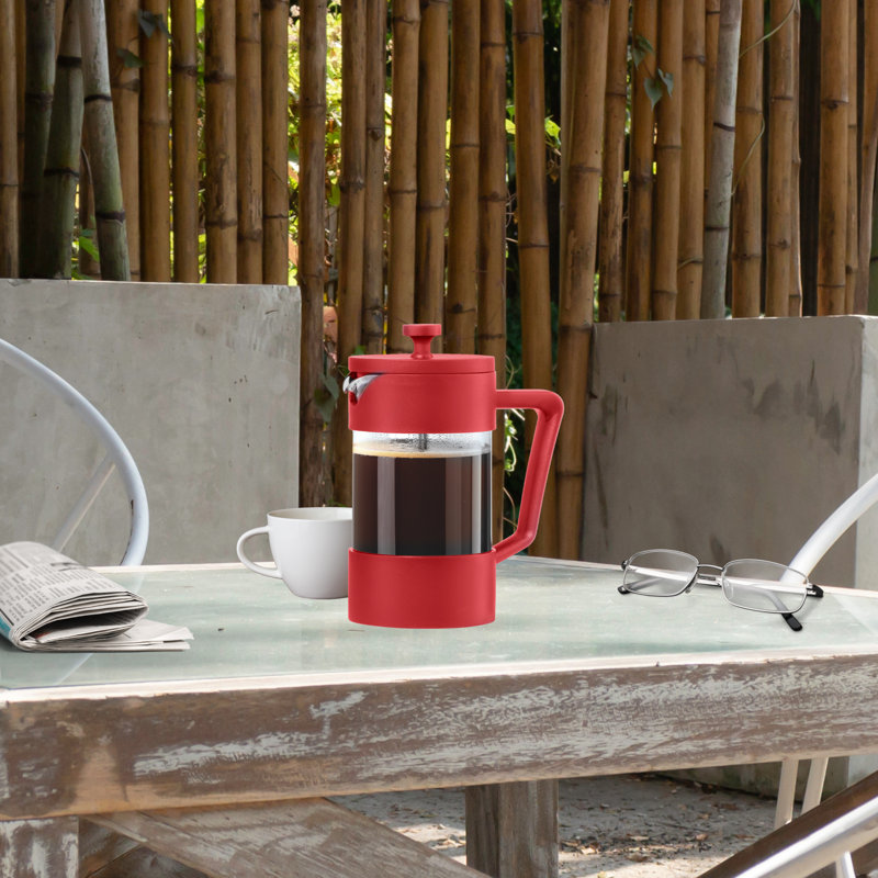 5 Cup Borosilicate French Press Coffee Maker (600 ml, 20 oz)