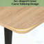 Table de bureau en forme de bateau, table de réunion, table de conférence au design contemporain