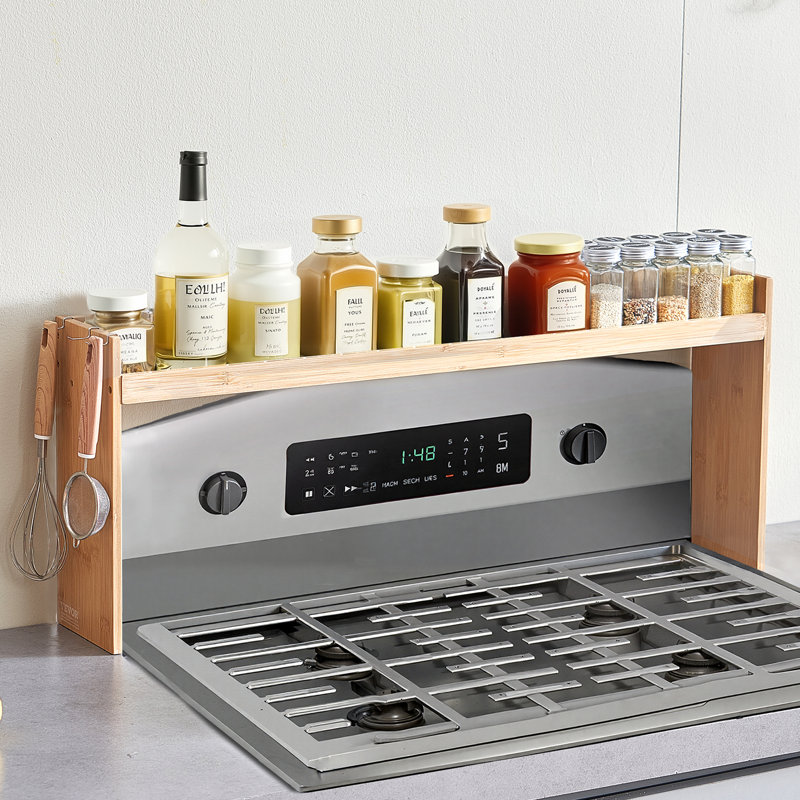 Étagère à épices au-dessus de la cuisinière 32,6 x 13 po