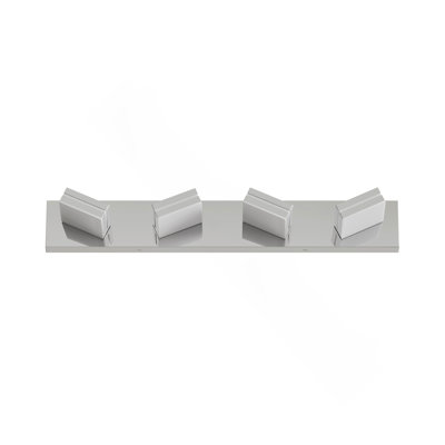 Luminaire de meuble-lavabo moderne en cristal DEL avec finition - applique murale pour salle de bain, luminaire élégant et stylé pour salle de bain, chambre à coucher ou couloir