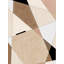 "Art géométrique beige n ° 1" par Elena