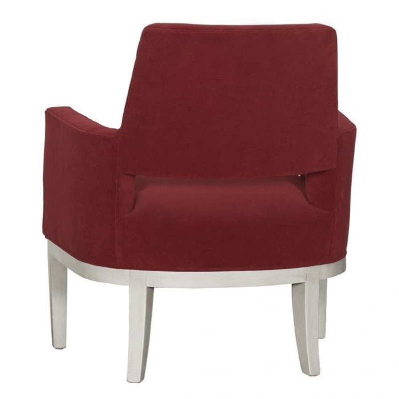 Libby Langdon Maycroft 29" W Armchair, 8789 Turquoise 100% Polyester, Almond Buff