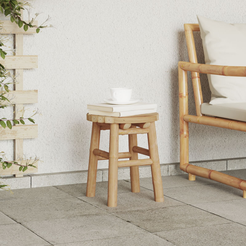 Bamboo / Rattan Accent Stool