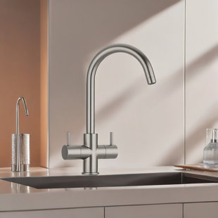 Cox Cruciform Sink Pull Out Twin Lever Monobloc Tap