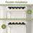 37.5 In. 6-Light Matte Black Wall Sconce With Clear Glass Shade-1279347160-1279347167