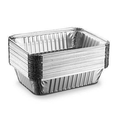 Disposable Aluminum 2.25Lb Oblong Pan 8.75" x 6.12"