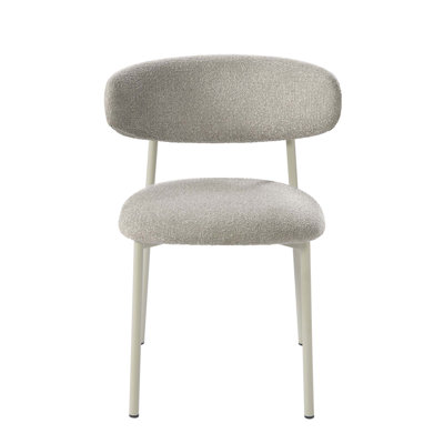 Gray Finish Side Chair,Set Of 2