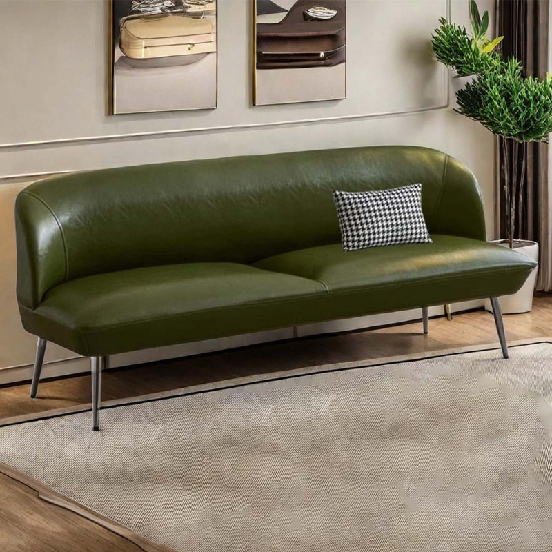 Blaseio 78.74'' Faux Leather Sofa