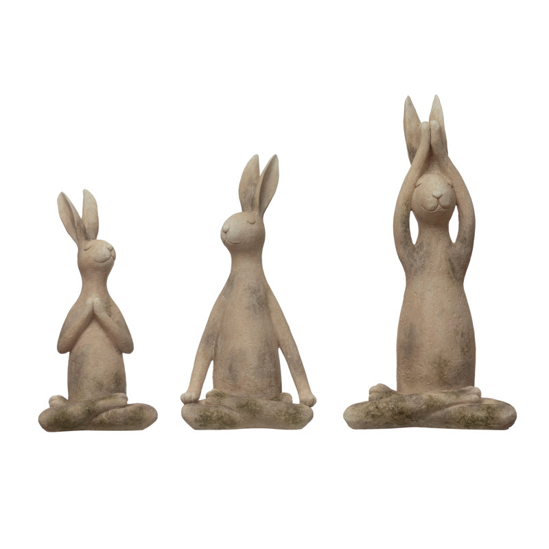 Polyresin Yoga Rabbit
