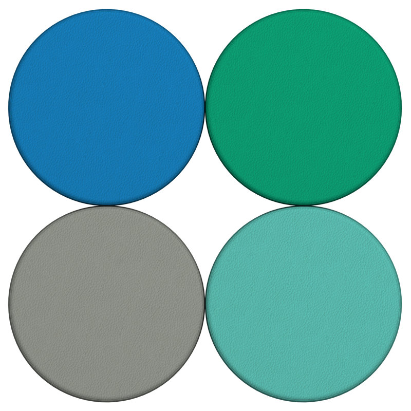 Repose-pieds rond 18 po SoftScape, Contemporain, H 12 po x l 18 po x P 18 po