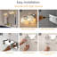 Luminaire de meuble-lavabo moderne avec structure en cristal et métal K9, compatibilité avec douille E26, installation facile et conception à intensité variable-2027477580