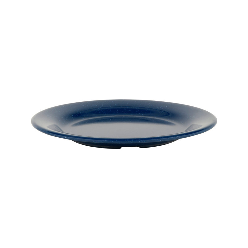 GET BF-700-TB Assiette à hors-d'œuvre en mélamine résistante aux chocs, 7,5 po, bleu Texas (ensemble de 12)