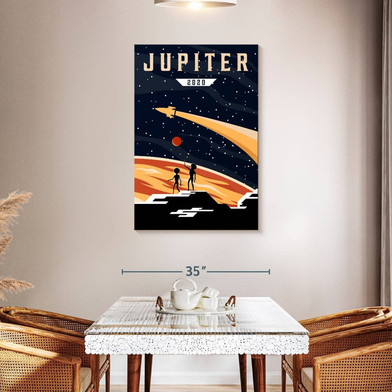 Oberle Jupiter Expedition, 45" H x 30" W