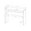Table d'appoint, console avec pieds en verre trempé transparent, table de couloir-365515846