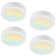 Round Color Selectable Integrated LED Flush Mount Downlight