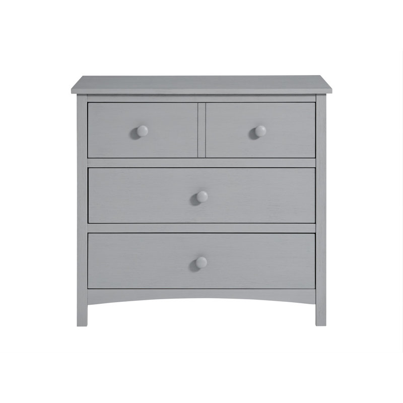 Montauk 3 Drawer Dresser (Ready To Assemble), Farmhouse Gray