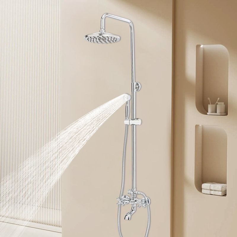 Système de douche complet, Chrome
