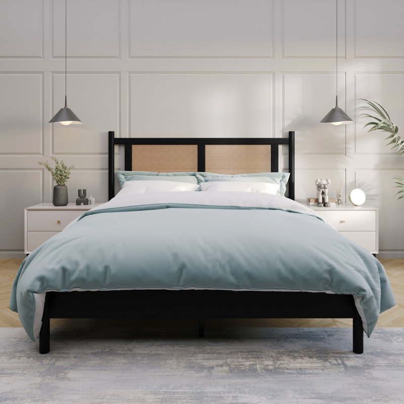 Paitynn Platform Bed, Black, Queen