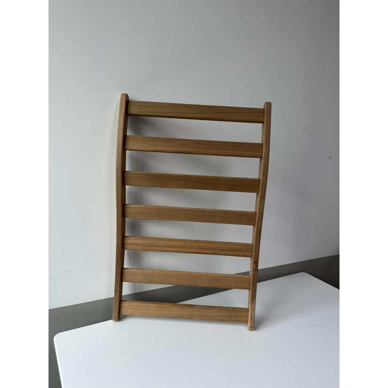 Chaise de sauna ergonomique avec dossier en forme de S avec dossier pour sauna