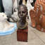 Statue de tête de femme africaine